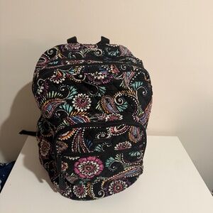 Vera Bradley Essential Large Backpack in Bandana Swirl